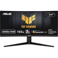 ASUS TUF Gaming VG34VQL1B 34" 2K WQHD 165Hz 1ms VA Curved Gaming Monitor