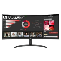 LG UltraWide 34WR50QK-B 34" 2K UWQHD 100Hz VA Curved Monitor