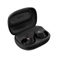 HP Poly Voyager Free 20 Black Earbuds +Basic Charge Case A28PTAA