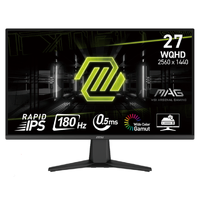 MSI MAG 275QF 27" 2K WQHD 180Hz 1ms IPS Gaming Monitor