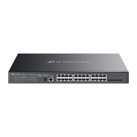 TP-Link SG5428XMPP Omada 24-Port Gigabit Stackable Lite L3 Managed PoE++ Switch with 4x 10G Slots