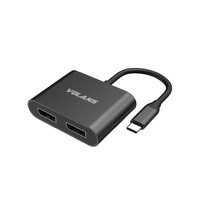 Aluminium USB-C to Dual DP1.4 Adapter ? 4K@60Hz
