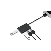Aluminium 4-Port USB3.0 Hub (USB Power)