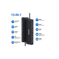 VOLANS VL-UCH2P Aluminum 13-in-1 Triple Display USB-C Hub with 100W PD (V2)