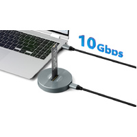 Aluminium USB-C (Gen 2) M.2 NVMe/SATA SSD Docking Station