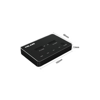 Aluminium 2-Bay USB-C (Gen 2) M.2 NVMe PCI-E SSD Docking Station with Clone