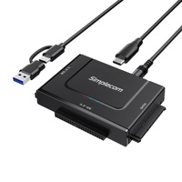 Simplecom SA492C SuperSpeed USB to 2.5", 3.5" & 5.25" SATA/IDE Adapter with Power Supply
