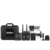 5 Watt Waterproof Smart UHF Handheld Radio with Large OLED Display and InstantReplay Function ? Tradies Packs