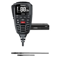 Smart UHF Radio with Large OLED Display and ATX970 Twin Heavy Duty Antenna
