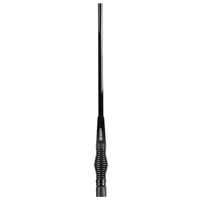 Fibreglass Raydome Antenna - BLACK, 3.dBI Gain, Heavy Duty Barrel Style Stainless Steel Spring, Ground Independent, Length 612mm, 4.5 Metres Loss Coax