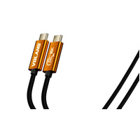 VOLANS VL-UT50 50cm Aluminium USB5 Cable – Thunderbolt 5 Compatible (80Gbps/16K/240W)