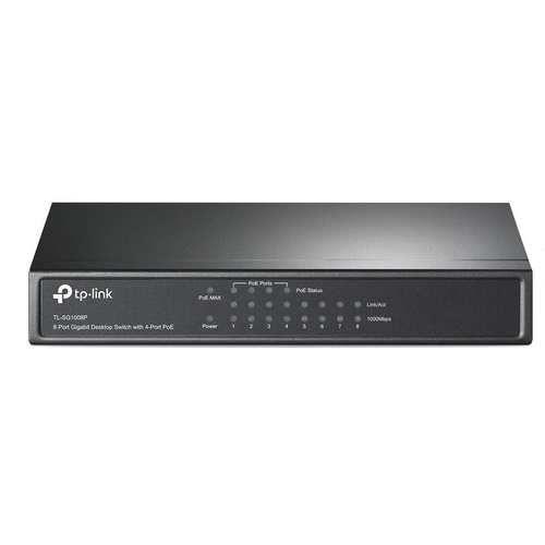 TP-Link TL-SG1008P 8-Port Gigabit Switch with 4-Port PoE