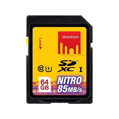 STRONTIUM 64GB NITRO SD Card UHS-1 566X Speed SRN64GSDU1