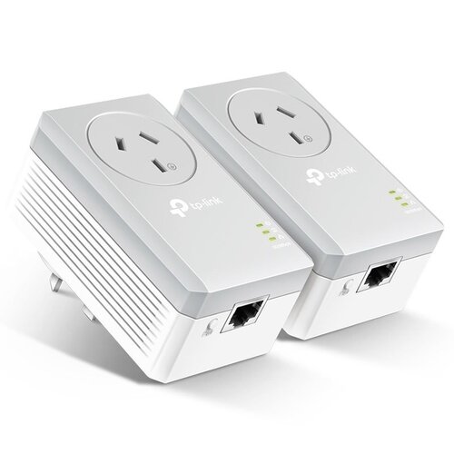 TP-LINK TL-PA4010P KIT AV600 Passthrough Powerline Starter Kit