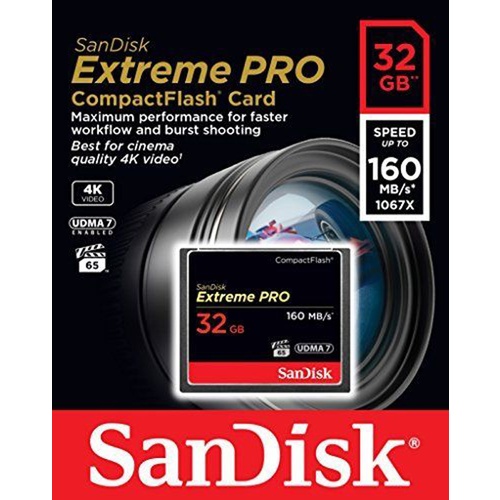 SDCFXPS-032G 32GB Extreme Pro Compact Flash Card Class10/160MB