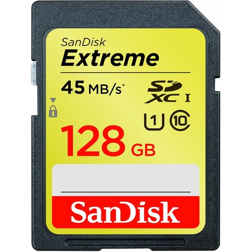 SDSDXS-128G 128GB Extreme Plus SDXC Card Class10/45MB