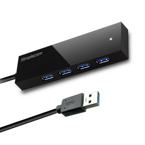 Simplecom CH341 USB 3.0 External 4 Port HUB Built-in 0.5M Cable For PC Laptop