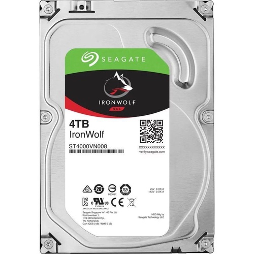 Seagate 4TB IronWolf NAS HDD 3 Year ST4000VN008