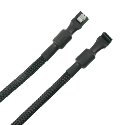 Simplecom CA110L 0.5M Premium SATA III 3.0 HDD SDD Data Cable Lead Clip Angle