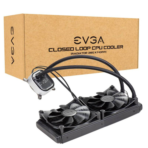 EVGA CLC 280 RGB LED 280mm Liquid CPU Cooler 400-HY-CL28-V1