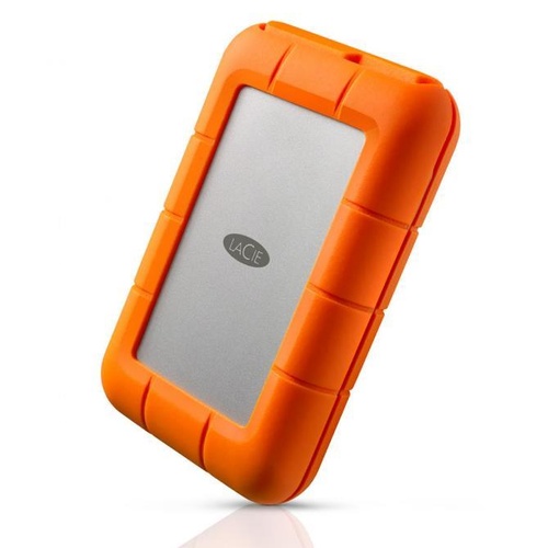 1TB LaCie Rugged USB-C Portable Hard Drive STFR1000800