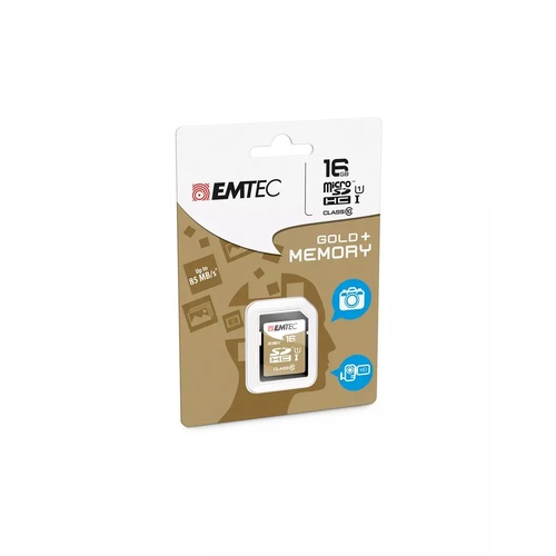 16GB Emtec SDHC CARD 85MB/S Class10 ECMSD16GHC10GP