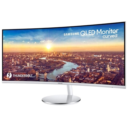 Samsung 34" WQHD Thunderbolt 3 Ultrawide Curved Monitor LC34J791WTEXXY