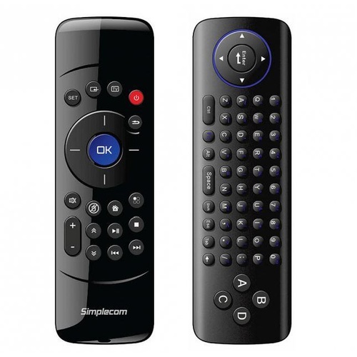 Simplecom RT200 Rechargeable 2.4G Wireless Remote Air Mouse Keyboard Combo for PC Android TV Box