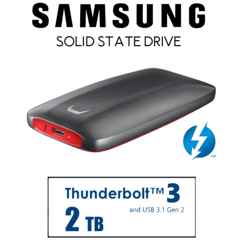 Samsung Portable SSD X5 2TB Thunderbolt 3 MU-PB2T0B/WW