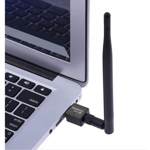 Simplecom NW150 USB Wireless N WiFi Adapter 150Mbps with 5dBi Antenna