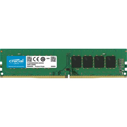 Crucial 16GB DDR4 2666MHz Udimm CL19 Single/Dual Ranked CT16G4DFD8266