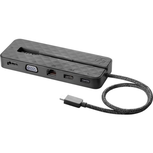 HP USB-C Mini Dock 1PM64AA Travel Dock Portable Docking