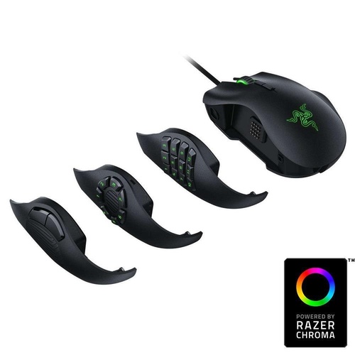 Razer Naga Trinity MMO/MOBA Chroma RGB Gaming Mouse