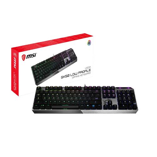 MSI Vigor GK50 RGB Low Profile Mechanical Gaming Keyboard - Kailh Switches