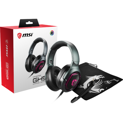 MSI Immerse GH50 Virtual 7.1 USB Gaming Headset