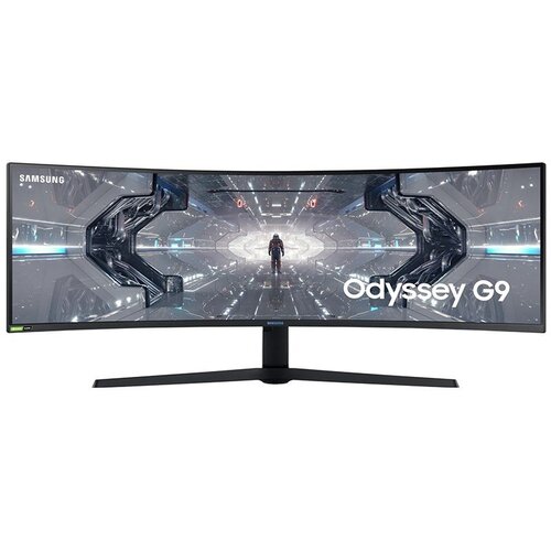 Samsung Odyssey G9 49" 1ms DQHD 240Hz HDR10+ G-Sync 1000R Curved QLED Monitor LC49G95TSSEXXY