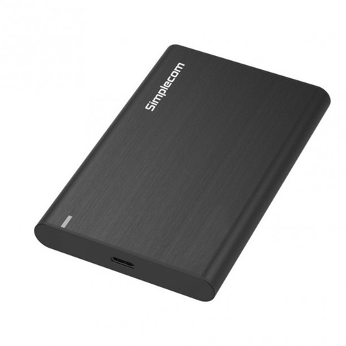 Simplecom SE221 Aluminium 2.5'' SATA HDD/SSD to USB 3.1 Enclosure - Black