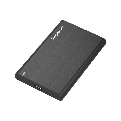 Simplecom SE211-BK Aluminium Slim 2.5`` SATA to USB 3.0 HDD Enclosure Black