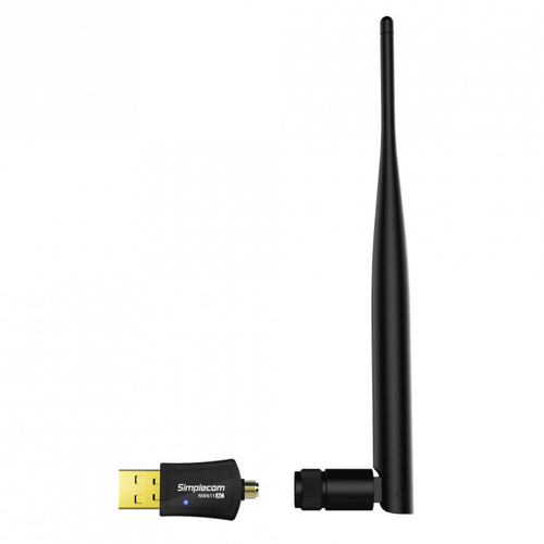 Simplecom NW611 AC600 Wireless Dual-Band USB Adapter 5dBi High Gain Antenna