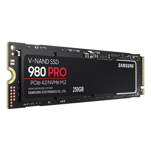 Samsung 980 PRO 250GB 7000MB/s PCIe Gen4 NVMe M.2 SSD MZ-V8P250BW