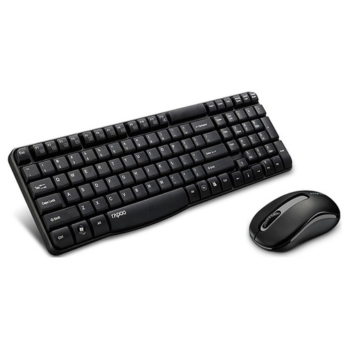 RAPOO X1800S 2.4GHz Wireless Optical Keyboard & Mouse Combo