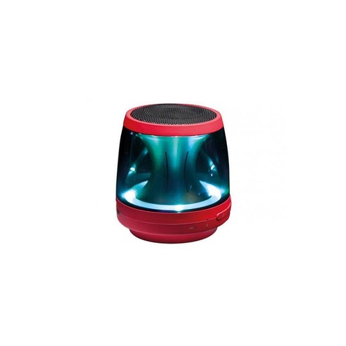 LG PH1R Bluetooth Speaker w/ 3.5mm Jack + Built-in Microphone 360-degree Sound | Rechargeable Battery | Mood Light Effect | RED