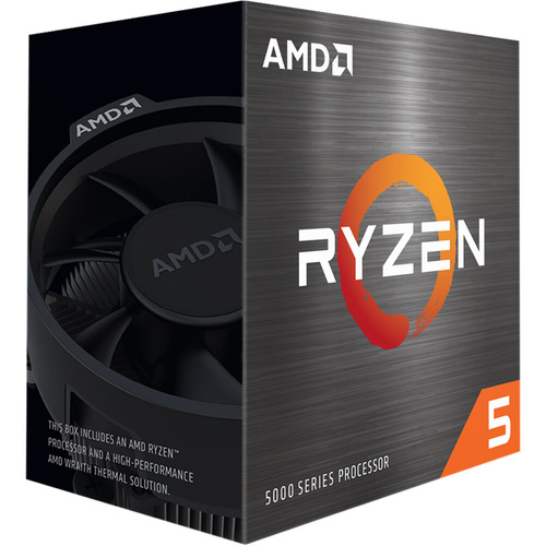 AMD Ryzen 5 5600X 6 Cores 12 Threads 4.6GHz Next GEN Unlocked CPU Processor + Wraith Stealth 100-100000065BOX