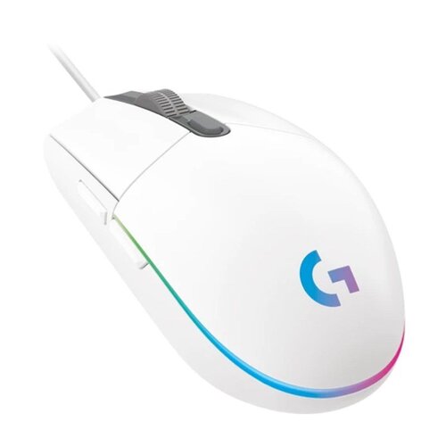 Logitech G203 Lightsync Optical Gaming Mouse-White 910-005791