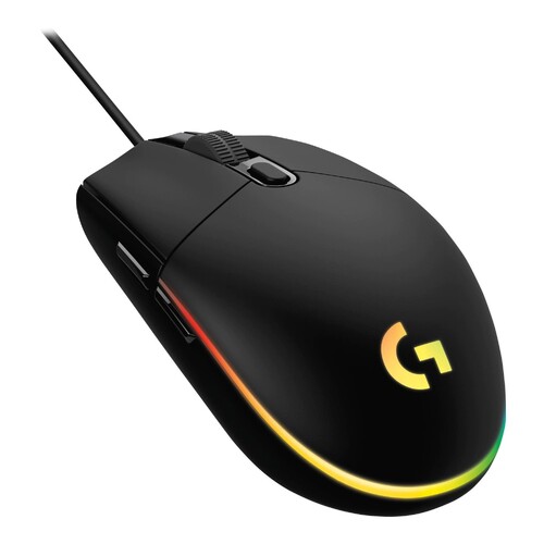 Logitech G203 LIGHTSYNC Optical Gaming Mouse - Black 910-005790