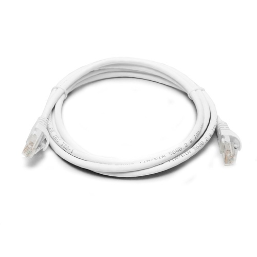 8Ware Cat6a UTP Ethernet Cable 1m Snagless White