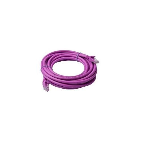 8Ware Cat6a UTP Ethernet Cable 5m Snagless Purple