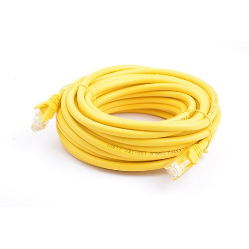 8Ware Cat6a UTP Ethernet Cable 10m Snagless Yellow