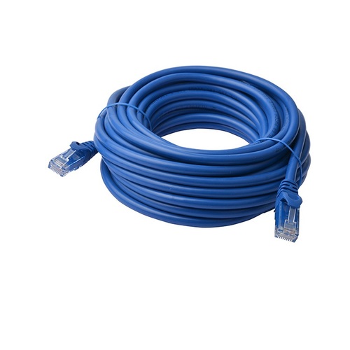 8Ware Cat6a UTP Ethernet Cable 15m Snagless Blue