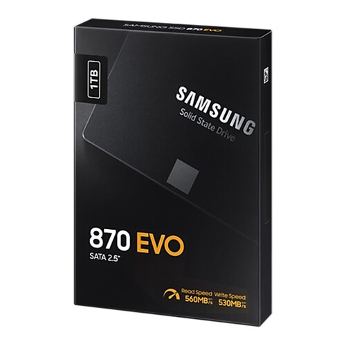 Samsung 870 EVO 1TB 2.5" SATA III 6GB/s V-NAND SSD MZ-77E1T0BW